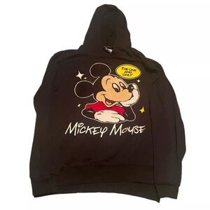 Disney Mickey Mouse Hoodie Crochet Size Medium